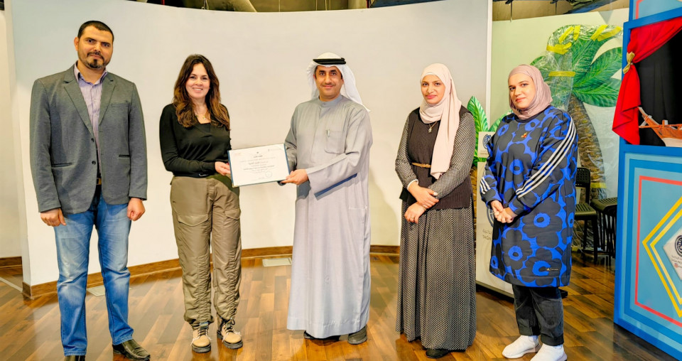 مؤسَّسة محمد بن راشد آل مكتوم للمعرفة تكرِّم المدربين والمشاركين في برنامج دبي الدولي للكتابة بالكويت